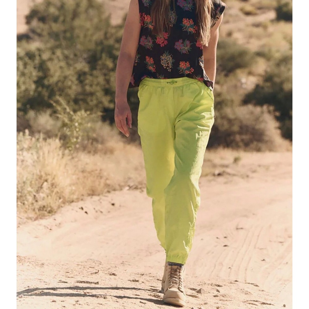 The Great‎ Outdoors The Trailhead Pants Citron Neon Yellow Joggers Size XL NWT